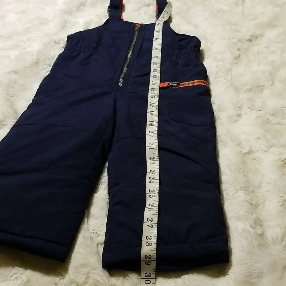 Carter's Toddler Snow Jumpsuit Size 24 months Navy Blue Winter Fall Jumper
